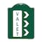 Signmission Designer Series Sign-Valet Right Arrow, Green & White Aluminum Sign, 18" x 24", GW-1824-22742 A-DES-GW-1824-22742 - alternate 1